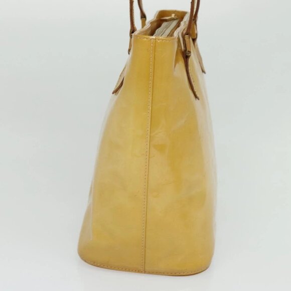 LOUIS VUITTON Monogram Vernis Houston Hand Bag Beige - Picture 5 of 15